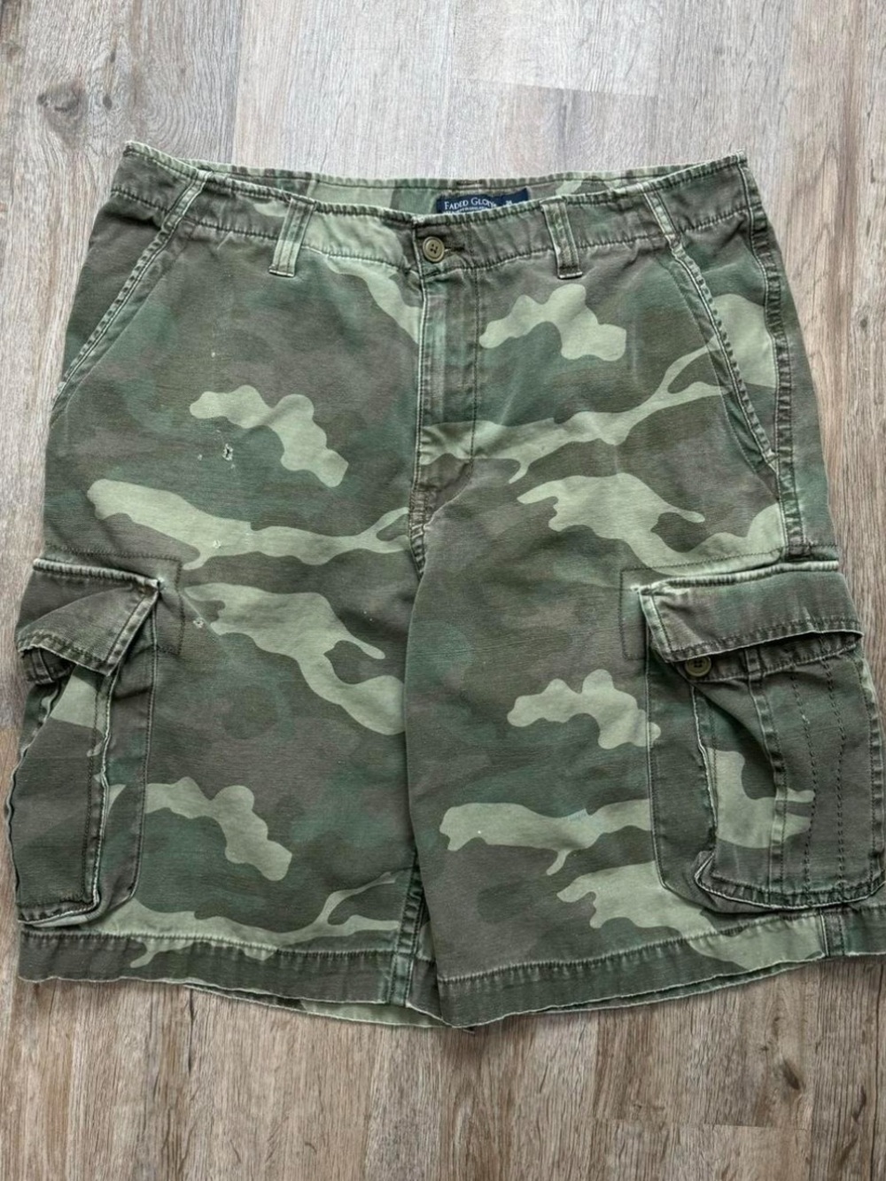 Faded Glory camo cargo shorts